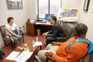Gilead advocating for quality mental health services with State Senator Art Linares.